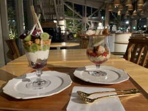 『TOOTH TOOTH FISH IN THE FOREST』やっと出た、秋の新作パフェ2種登場