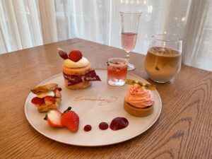 【三宮】『ショコラリパブリック三宮本店』今回の新作ティーパーティーはストロベリー