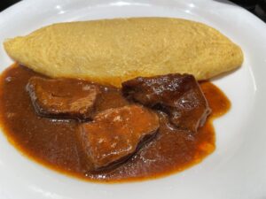 【元町】『L'Ami』〔ラミ 〕カニクリームコロッケorビーフシチューオムレツは究極の選択